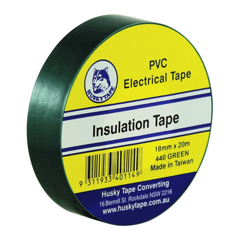 Electrical Tape Green 18mm x 20m
