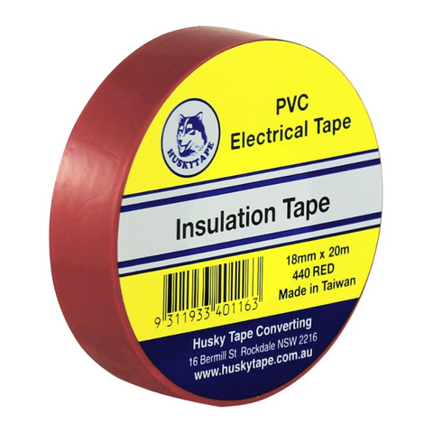 Electrical Tape Red 18mm x 20m