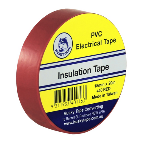 Electrical Tape Red 18mm x 20M