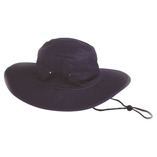 Poly/Cotton Sun Hat Navy - Large