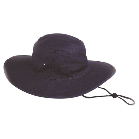 Poly/Cotton Sun Hat Navy - XLarge
