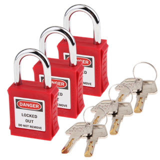 Safety Lockout 410 KA Red Set 3