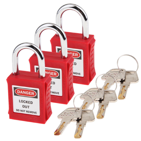 Safety Lockout 410 KA Red Set 3