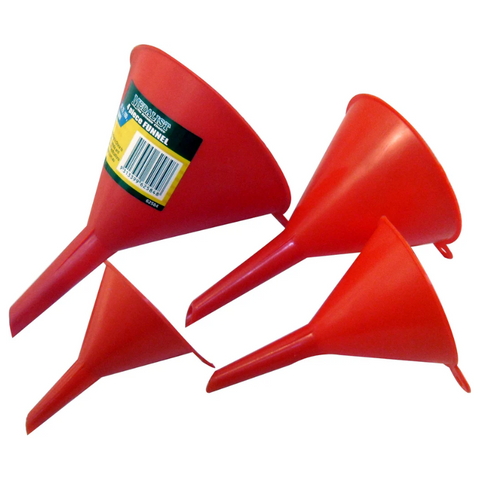 Plastic Funnel Set 50-120mm 4 Piece