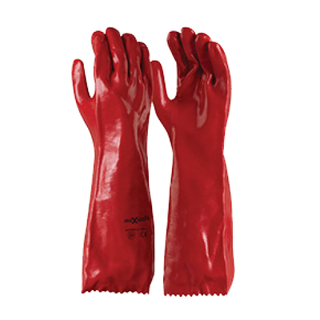 Glove PVC Long Red - 45cm