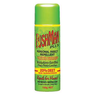 Bushman Plus w/Sunscreen 150G 20% Deet