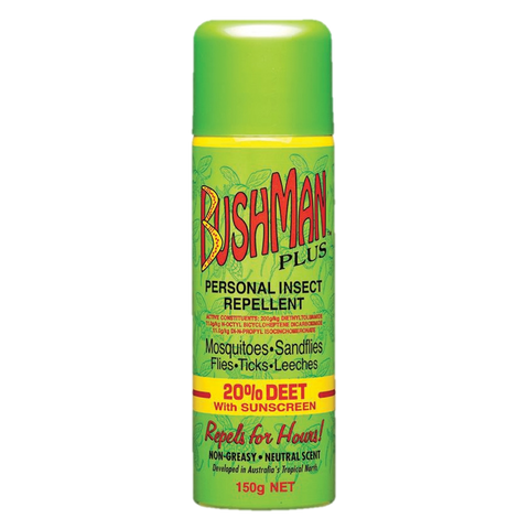 Bushman Plus w/Sunscreen 150G 20% Deet