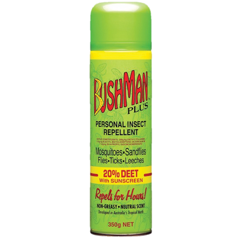 Bushman Plus w/Sunscreen 350G 20% Deet