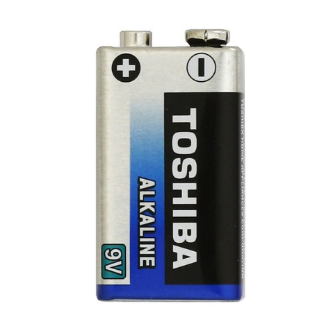 Battery 9 Volt Toshiba Alkaline - Each