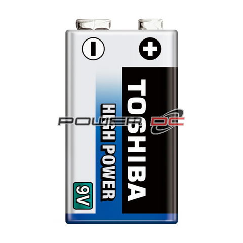 Battery 9 Volt Toshiba Alkaline - Each