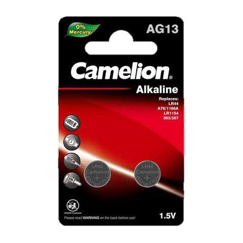 Alkaline 1.5 Volt Battery Pkt 2 LR44