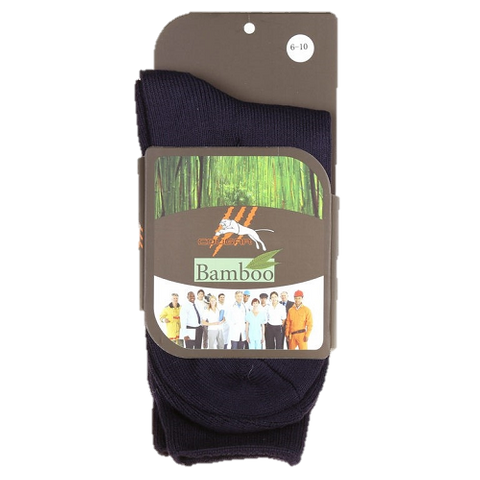 Socks Bamboo Ladies Size 6-10 Black