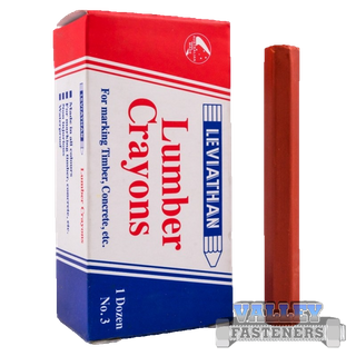 Lumber Crayon Red Box 12