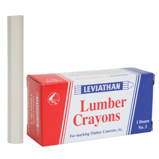 Leviathan Lumber Crayon Pk12 - White
