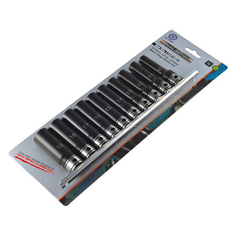 Socket Set Dual Action 1/2_Dr 10Pce Deep