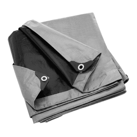 Tarpaulin 3.6M x 3.6M Silver Heavy Duty