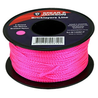 Bricklayers String Line 100M - Pink