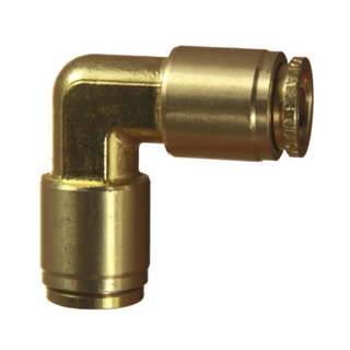Q-Fit Brass 3/8 Tube Elbow DOT