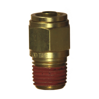Q-Fit Brass 10mm x 1/4 NPT Connector DOT
