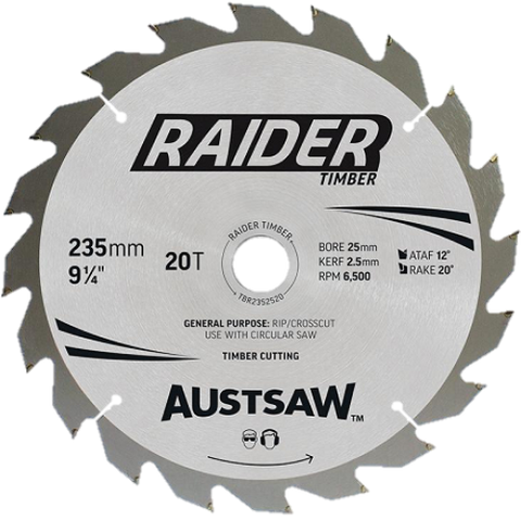 Timber Cutting Blade 2350mm 25 Bore 20T