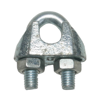 Wire Rope Grip 4mm Zinc