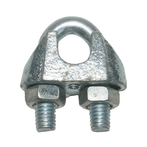 Wire Rope Grip 4mm Zinc