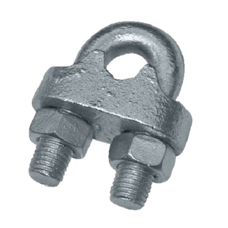 Wire Rope Grip 8mm Gal