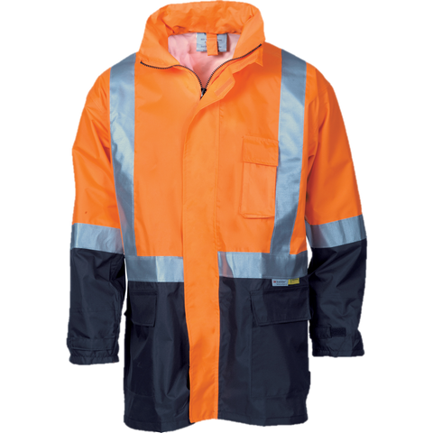 Rain Jacket O/Navy Reflect - 2X-Large