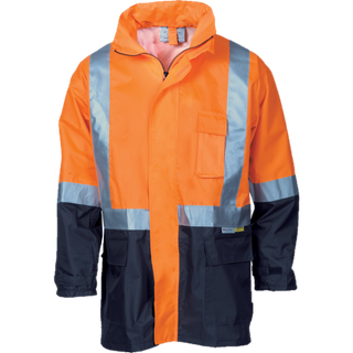 Rain Jacket O/Navy Reflect - 3X-Large