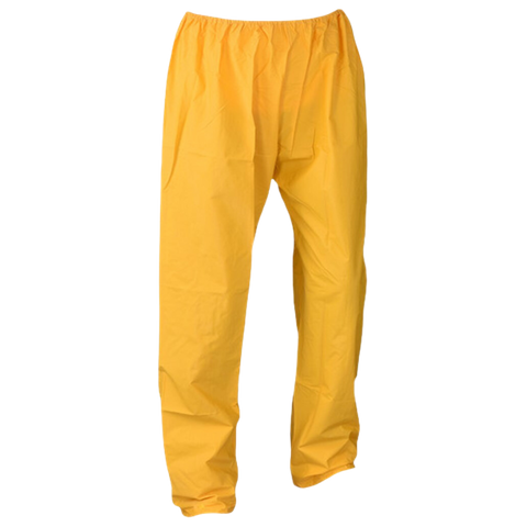 PVC Rain Pants Yellow - Large