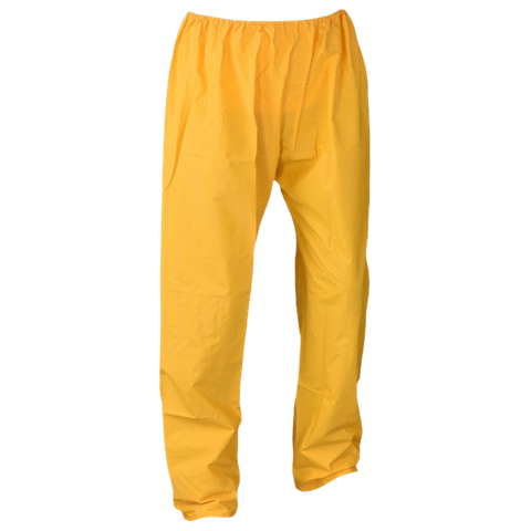 PVC Rain Pants Yellow - Medium