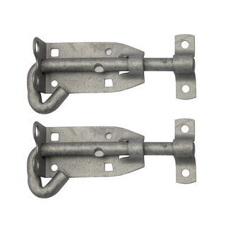 Galvanised Padbolt Set 100mm Pk2