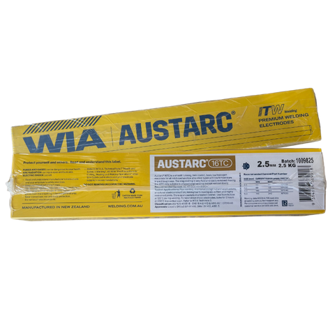 WIA Austarc Electrodes 2.5mm 16TC 2.5kg