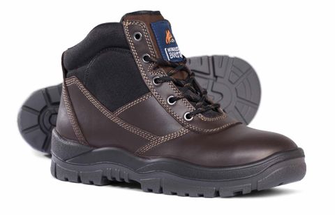 Mongrel Steel Cap Boot L/Up Brown 10