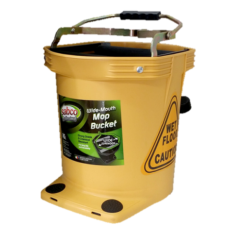 Sabco Wide Mouth 16L Mop Buckett Yellow