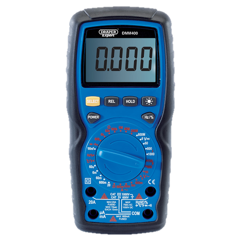 Draper Digital Multimeter Manual-Ranging
