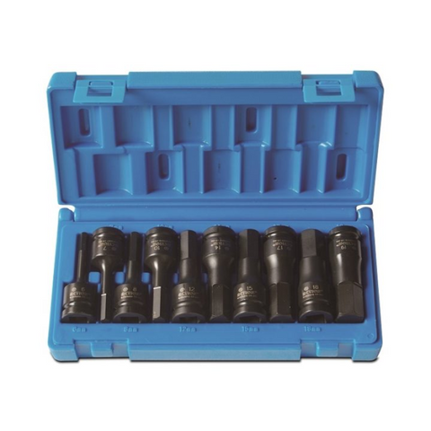 Socket Set Inhex 1/2_Dr 10Pce Metric