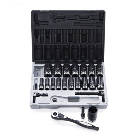 Socket Set Dual Action 1/2_Dr 22Pce Deep