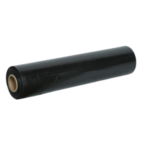 Stretch Wrap Black 500mm x 400M 20UM