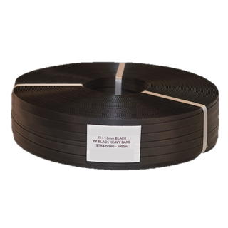 Poly Strapping Black 19mm x 1000M Box