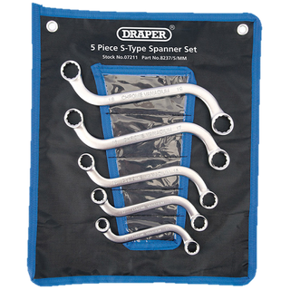 Draper 5 Pce S-Type Spanner Set