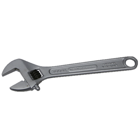 Adjustable Wrench 8 inch Super Satin