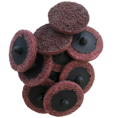 Roloc Disc 50mm Scotch-Brite Maroon