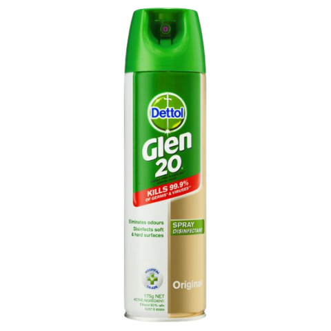 Glen 20 Deoderiser 175g Aerosol