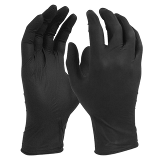Glove Nitrile Powder Free H/D Black L
