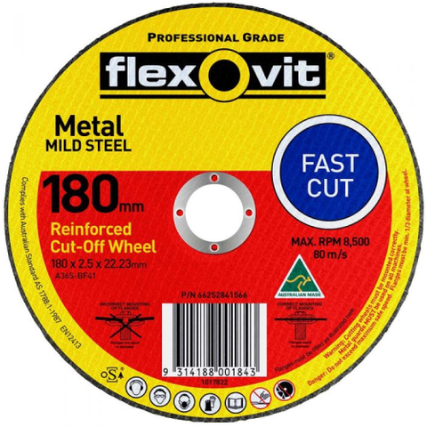Cut-Off Wheel 180x2.5x22mm Flexovit
