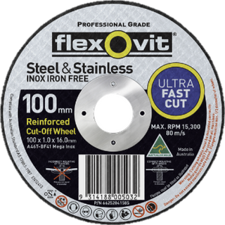 Cut-Off Wheel 100x1x16mm Flexovit