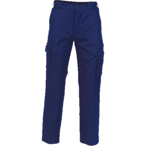Pants L/Weight Cotton Cargo Navy - 107R