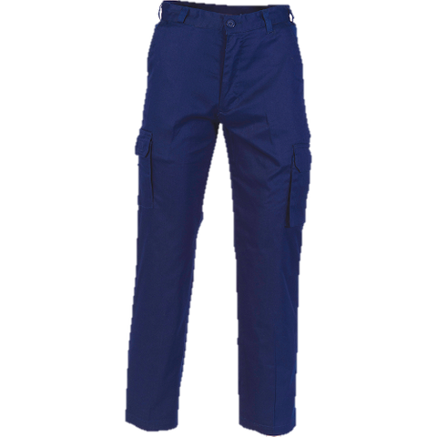 Pants L/Weight Cotton Cargo Navy - 112R