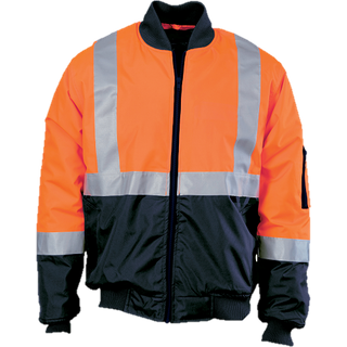 Jacket Bomber Hi-Vis Reflect O/Navy 2XL